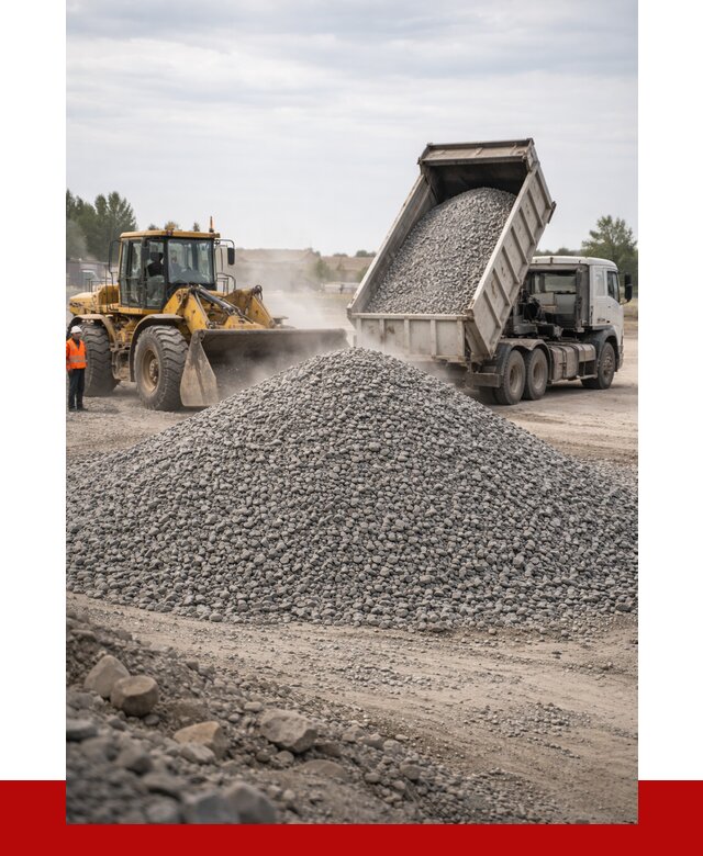 Купить щебень с доставкой в Сосновоборске от 2586 руб. | ПРОНЕРУДСсб