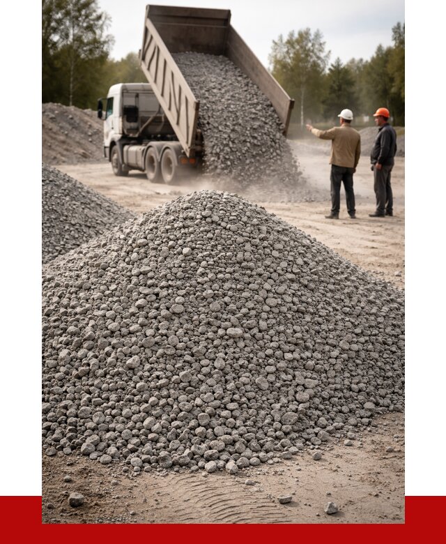 Гранитный щебень фракция 0-5 в Сосновоборске от 3000 руб ПРОНЕРУДСсб