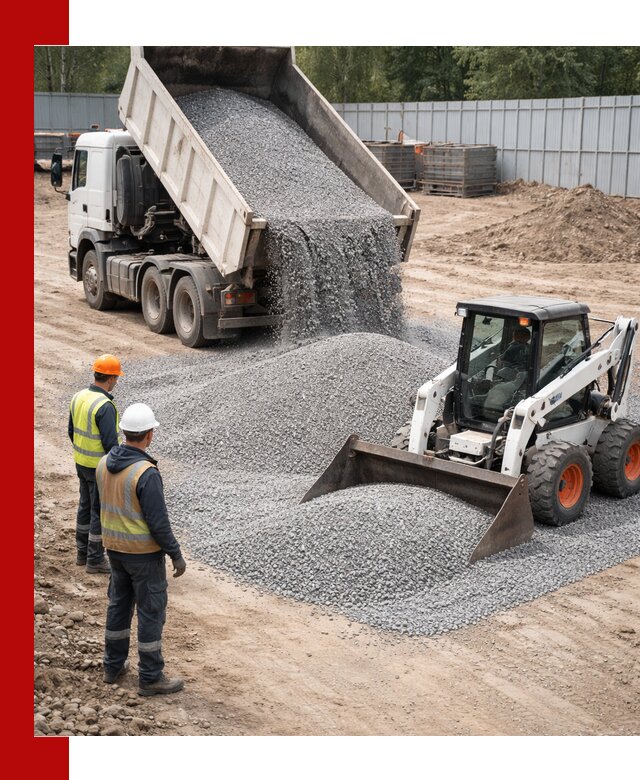 Доставка и продажа гранитного щебня фракции 0-5 в Сосновоборске