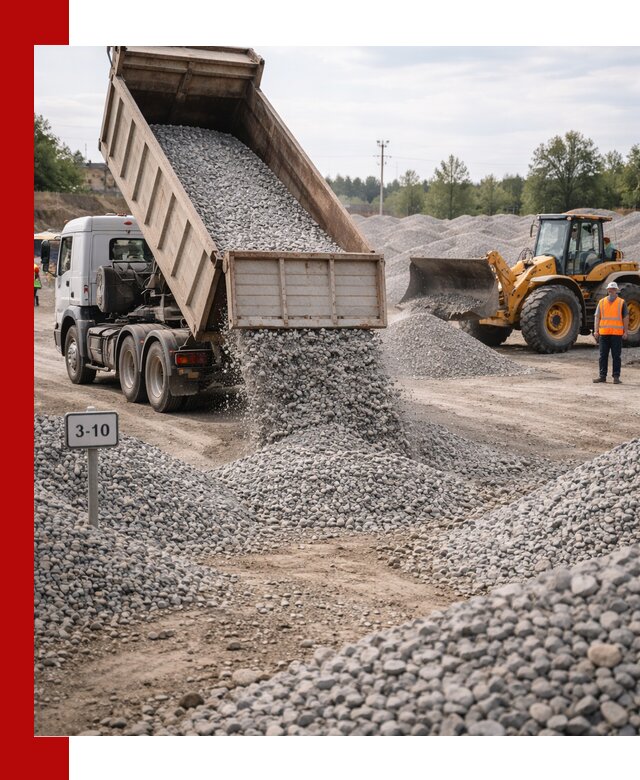 Гранитный щебень фракции 3–10: доставка и продажа в Сосновоборске