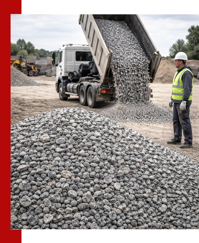 Доставка и продажа гранитного щебня фракции 5-20 в Сосновоборске