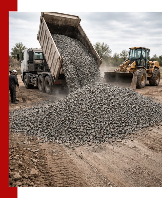 Гранитный щебень фракция 10-20 с доставкой в Сосновоборске