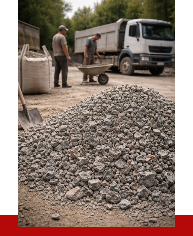 Гранитный щебень фракция 20-40 в Сосновоборске от 3310 руб. ПРОНЕРУДСсб