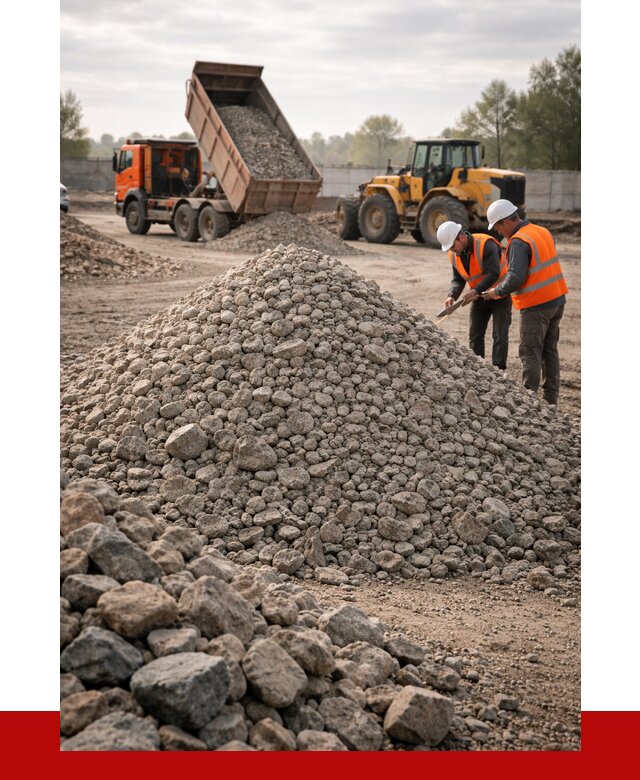 Гранитный щебень фракция 40-70 в Сосновоборске от 2586 руб ПРОНЕРУДСсб