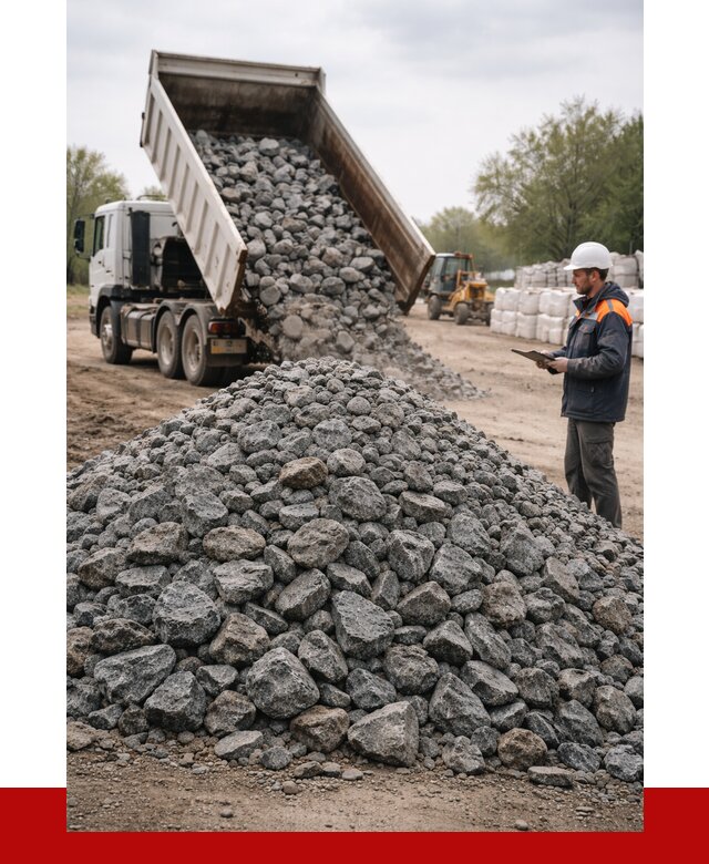 Гранитный щебень фракция 100-200 в Сосновоборске от 4345 р. ПРОНЕРУДСсб