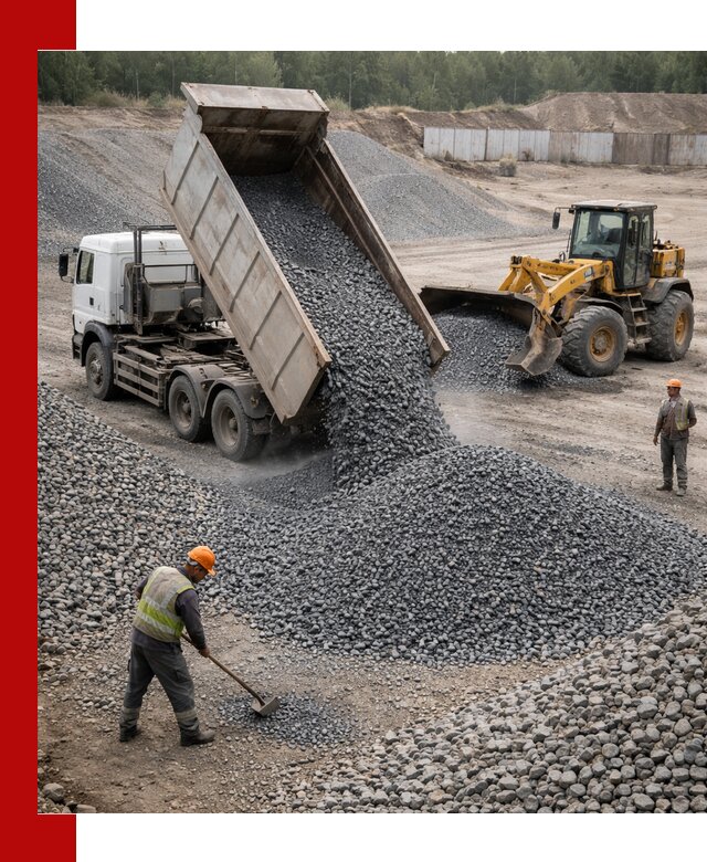 Щебень габбро-диабаз фр. 5-20 с доставкой в Сосновоборске
