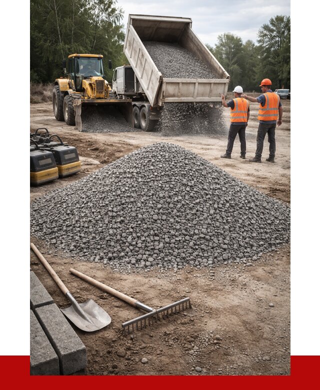 Гравийный щебень купить в Сосновоборске от 2276 р. ПРОНЕРУДСсб