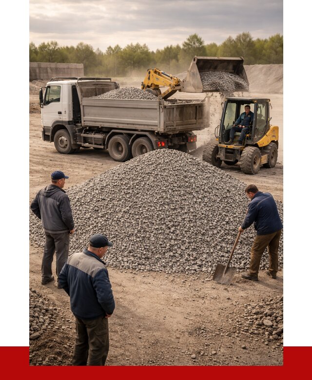 Гравийный щебень фракция 5-20 в Сосновоборске от 2483 р. ПРОНЕРУДСсб
