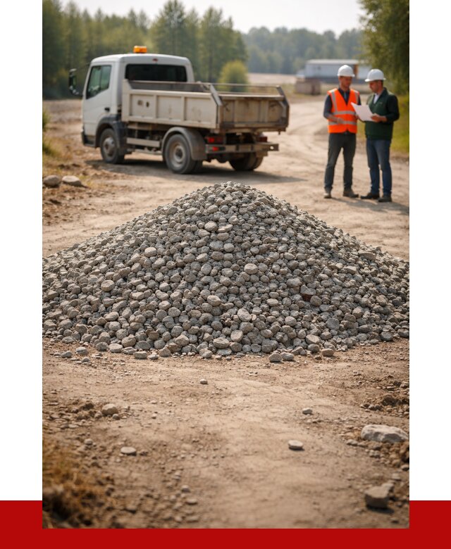 Гравийный щебень фракция 20-40 в Сосновоборске от 1241 р. | ПРОНЕРУДСсб