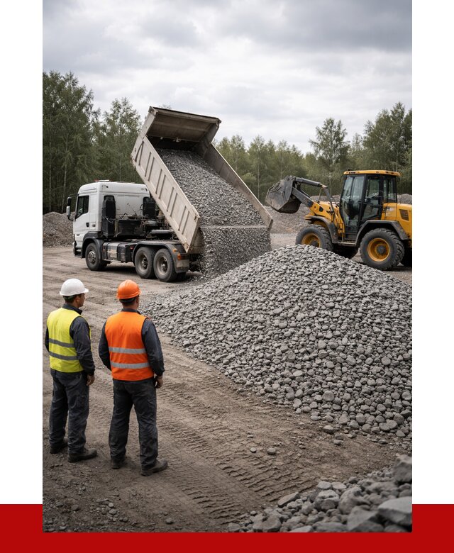 Гравийный щебень фракция 40-70 в Сосновоборске от 9828р | ПРОНЕРУДСсб