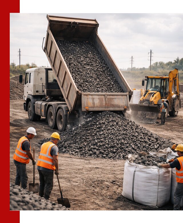 Шлаковый щебень фракция 40-70 с доставкой в Сосновоборске