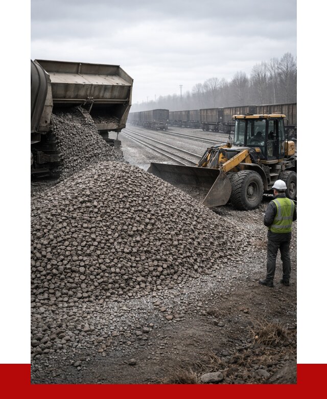 Купить железнодорожный щебень в Сосновоборске от 2897 р. | ПРОНЕРУДСсб