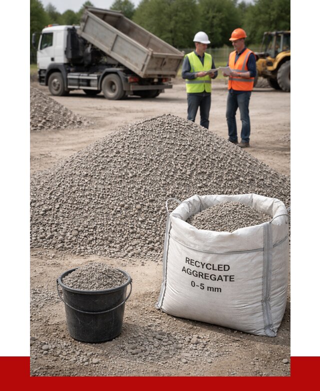 Вторичный щебень фракция 0-5 в Сосновоборске от 1655 р. ПРОНЕРУДСсб