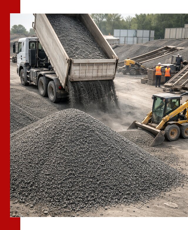 Вторичный щебень фракция 0–5 с доставкой в Сосновоборске