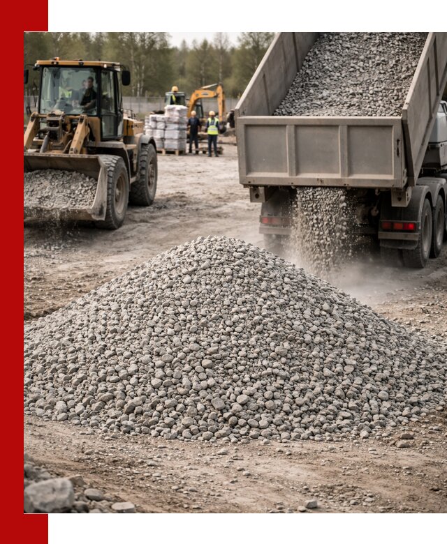 Вторичный щебень фракции 5-20 в Сосновоборске — доставка и продажа крупнотоннажно