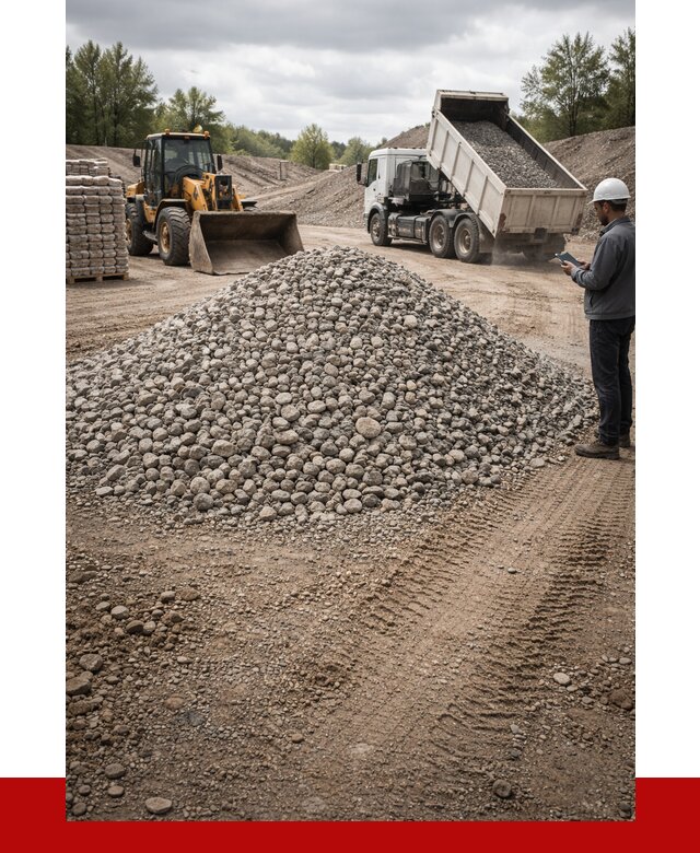 Купить бетонный щебень в Сосновоборске, от 3310 р. ПРОНЕРУДСсб