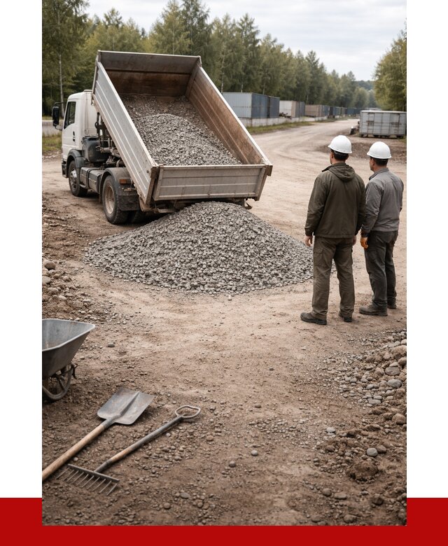 Бетонный щебень фракция 5-20 в Сосновоборске от 3310 р., ПРОНЕРУДСсб