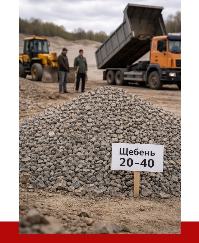 Бетонный щебень фракция 20-40 в Сосновоборске от 2535 р. | ПРОНЕРУДСсб