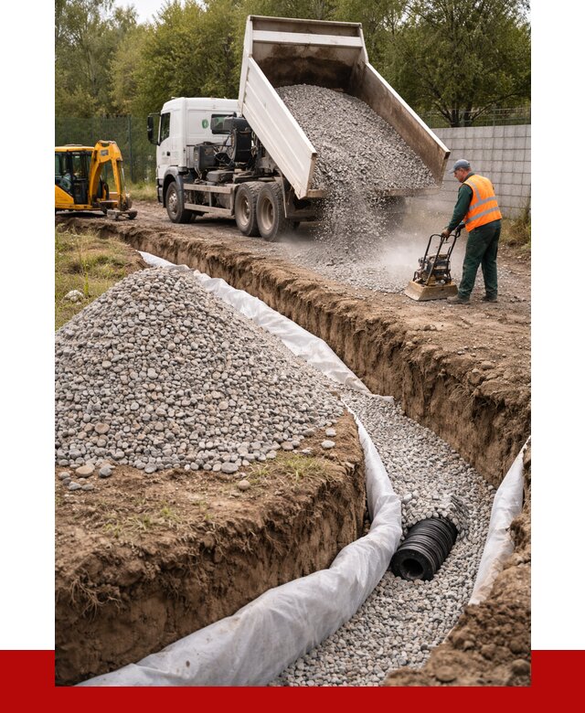 Щебень для дренажа в Сосновоборске от 1914 р., ПРОНЕРУДСсб доставка