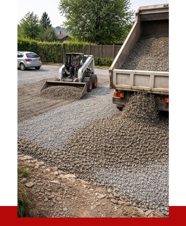 Щебень для парковки в Сосновоборске с доставкой от 1241 р.| ПРОНЕРУДСсб