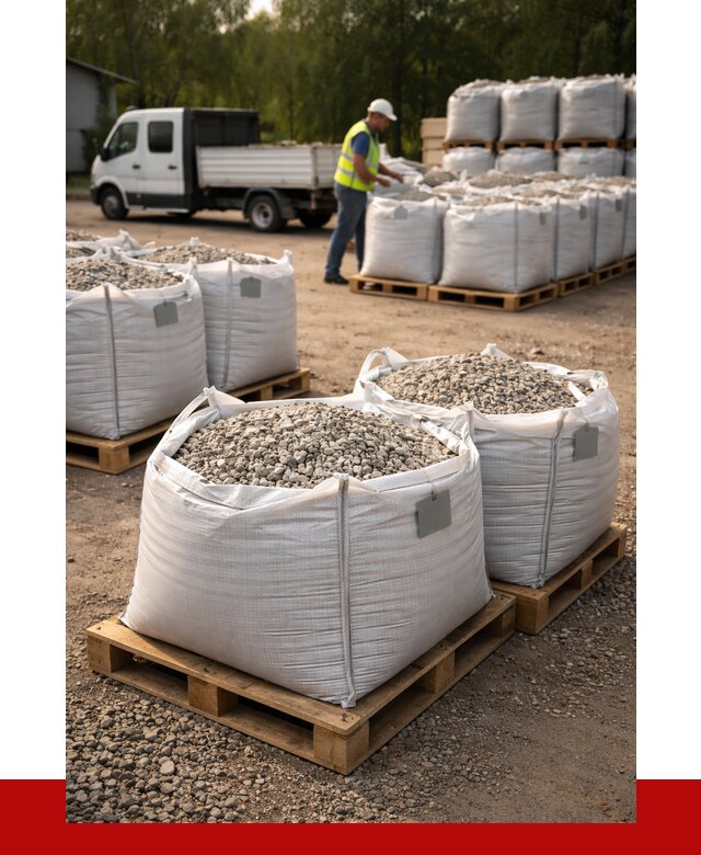 Щебень в мешках с доставкой в Сосновоборске от 4345 р. | ПРОНЕРУДСсб