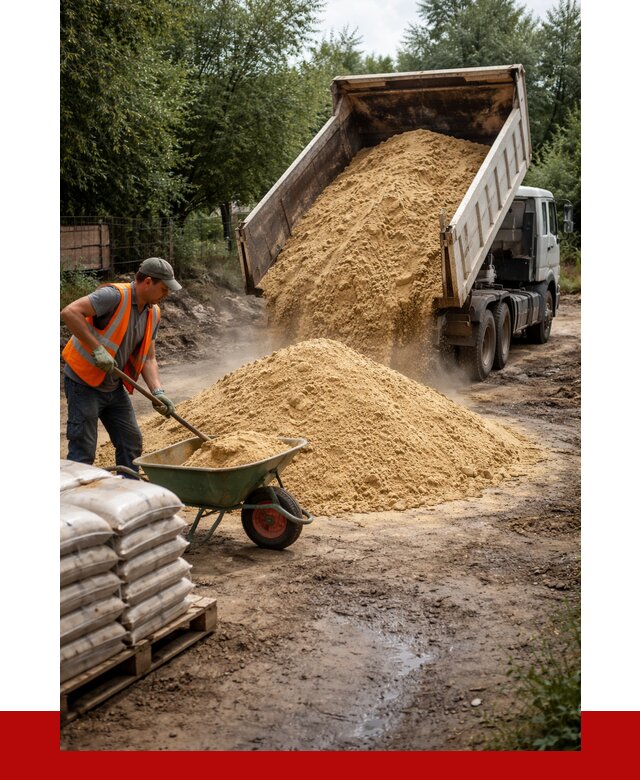 Купить песок с доставкой в Сосновоборске от 1862 р. | ПРОНЕРУДСсб