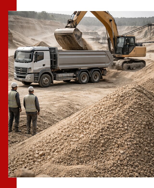 Карьерный крупнозернистый песок с доставкой в Сосновоборске