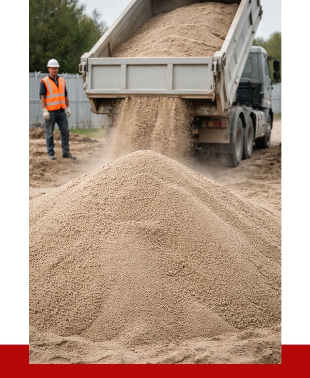 Купить сеяный песок с доставкой в Сосновоборске от 2276 р ПРОНЕРУДСсб