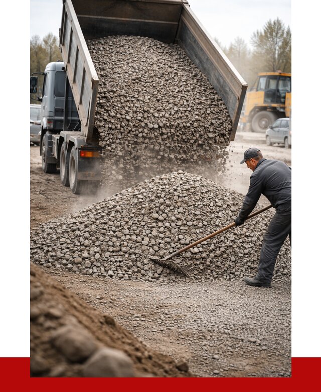 Гравий фракция 20-40 в Сосновоборске от 2586 р. доставка | ПРОНЕРУДСсб