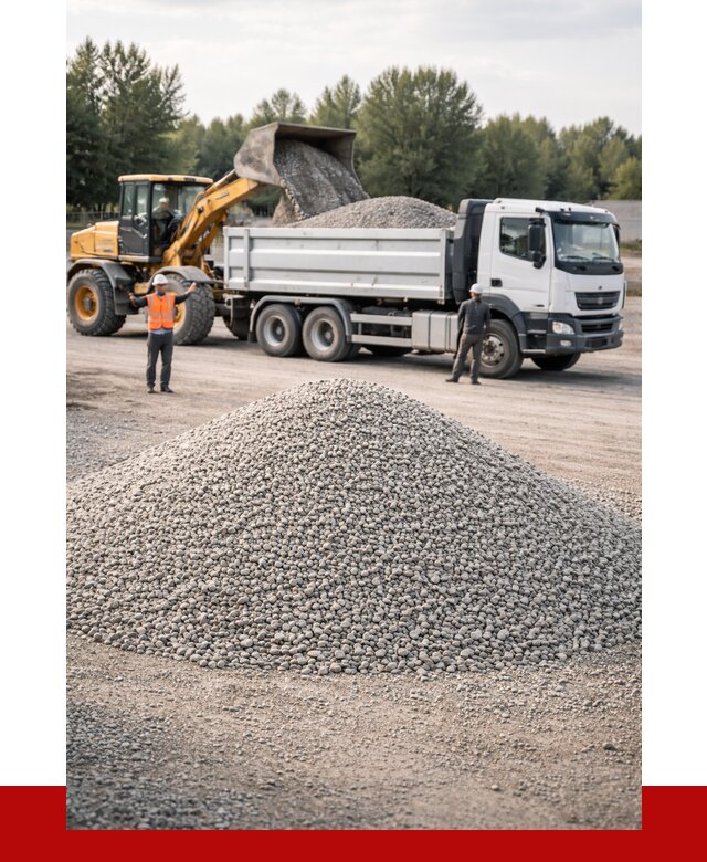 Купить мытый гравий в Сосновоборске от 3621 р, доставка ПРОНЕРУДСсб