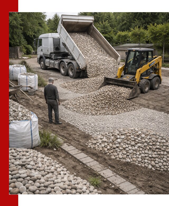 Доставка морской гальки оптом и в розницу в Сосновоборске
