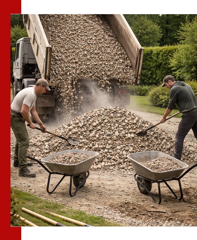 Доставка и продажа декоративной гальки в Сосновоборске