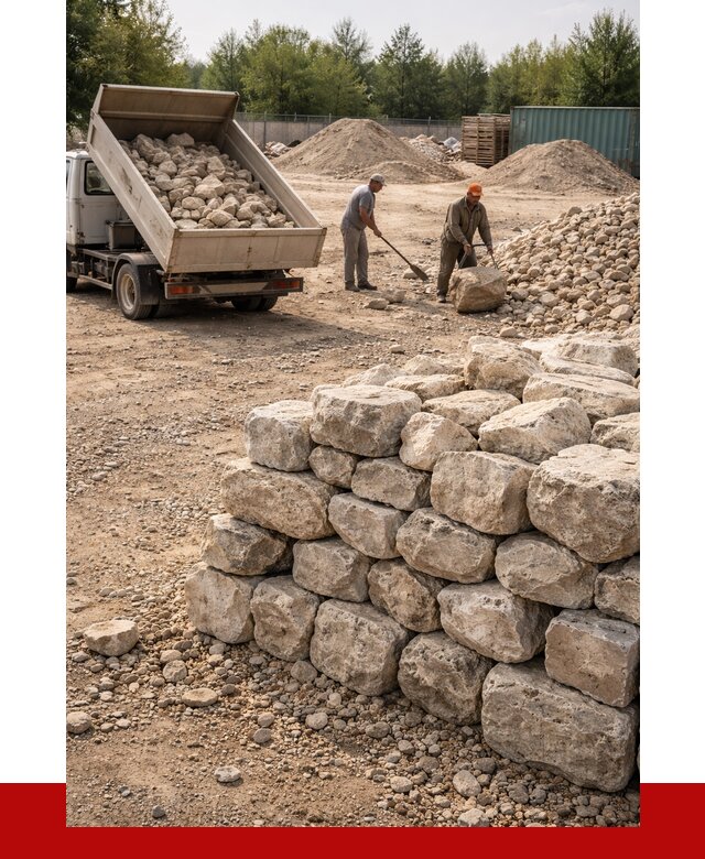 Бутовый камень известняковый в Сосновоборске от 4345 р. | ПРОНЕРУДСсб