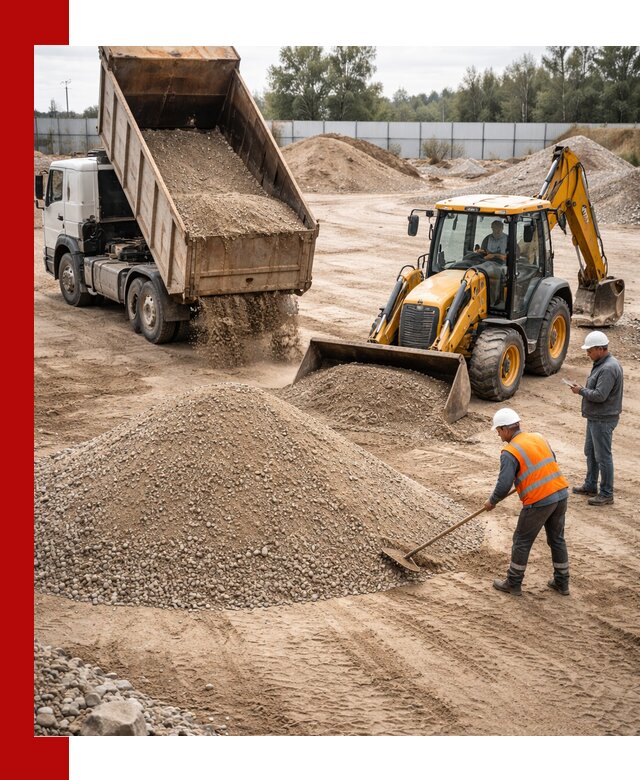Поставка и доставка ПГС С4 в мешках и самосвалах в Сосновоборске