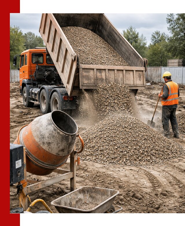 Опгс для бетона с доставкой самосвалом в Сосновоборске от производителя