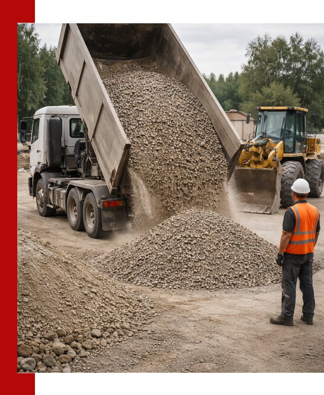 Доставка щпс в Сосновоборске — щебеночно-песчаная смесь под заборы и дорожки