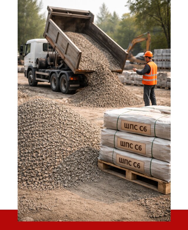 ЩПС С6 в Сосновоборске с доставкой от 2276 р. за куб | ПРОНЕРУДСсб