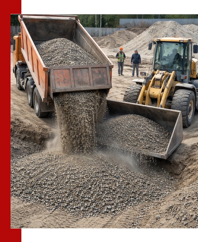 Доставка щпс С9 самосвалами по выгодным тарифам в Сосновоборске