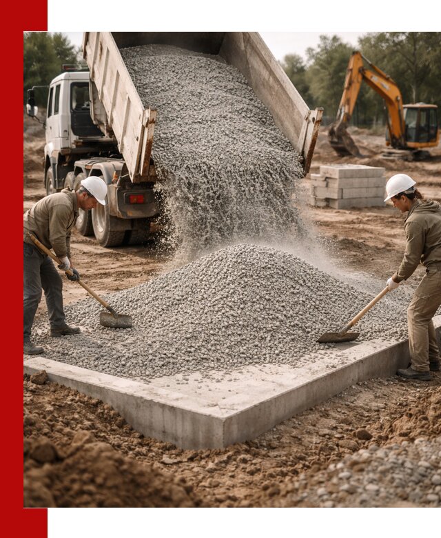 Доставка и продажа отсева для бетона в Сосновоборске