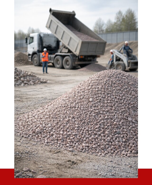 Крошка розовый гранит в Сосновоборске с доставкой от 4759 р. | ПРОНЕРУДСсб