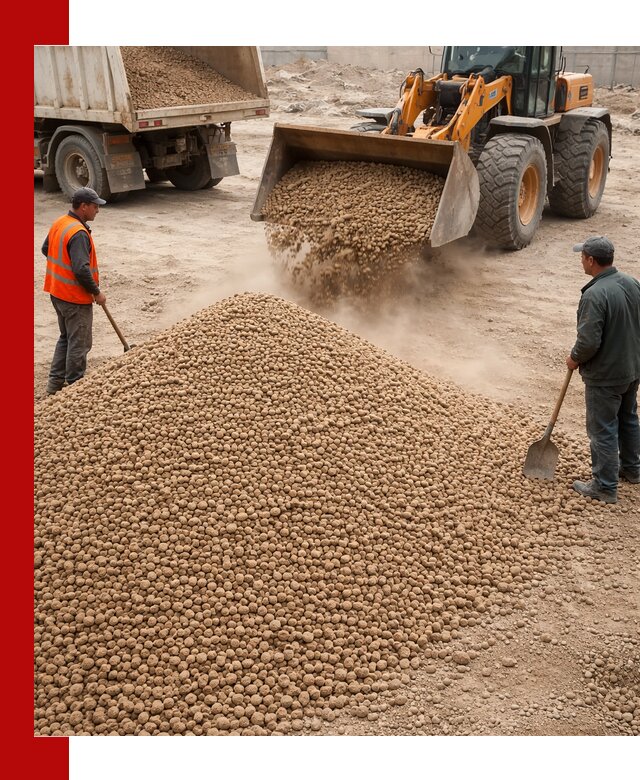 Керамзит фракция 10-20 с доставкой в Сосновоборске