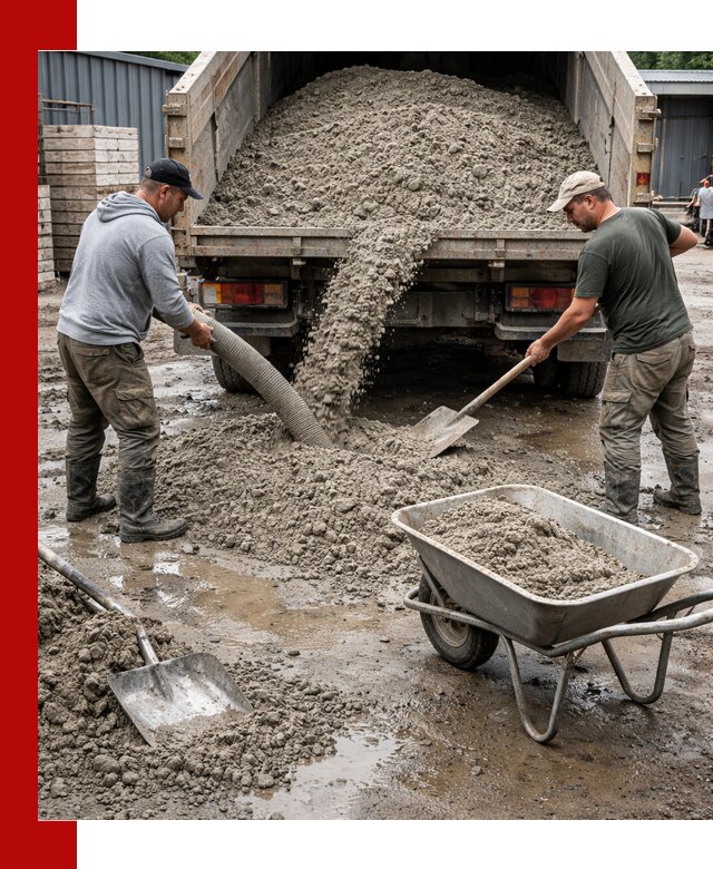 Цементно-песчаная смесь М150 доставка в Сосновоборске