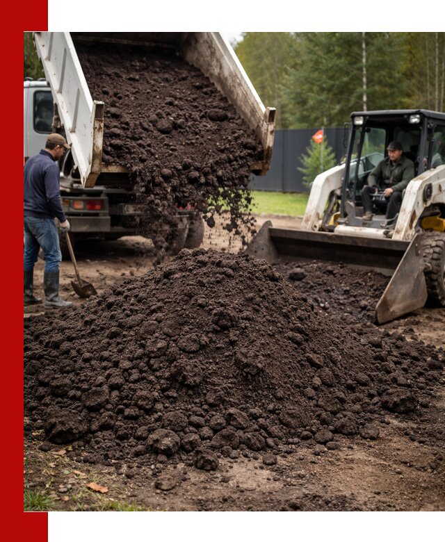 Плодородный грунт с доставкой в Сосновоборске для садов и огородов