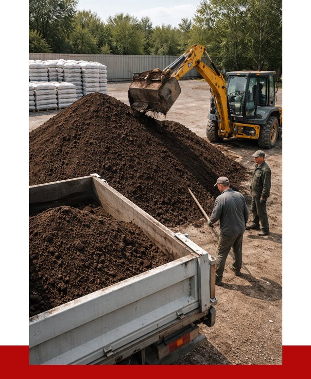 Растительный грунт с доставкой в Сосновоборске от 3310 р. | ПРОНЕРУДСсб