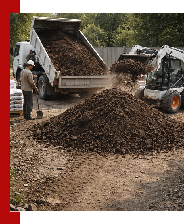 Доставка растительного грунта в Сосновоборске от производителя оптом и в розницу
