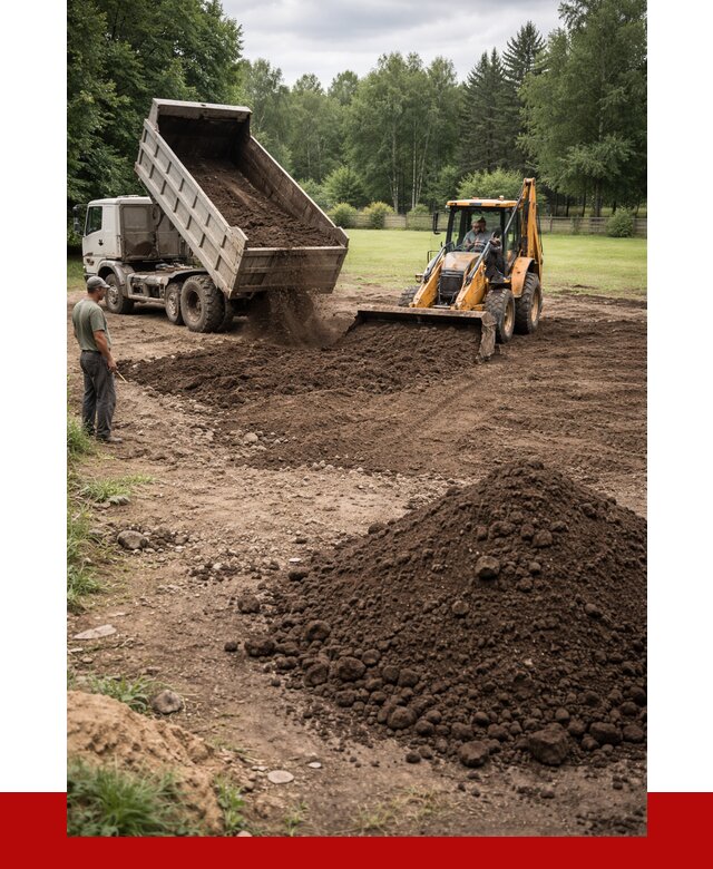 Грунт для выравнивания участка в Сосновоборске от 1241 р. | ПРОНЕРУДСсб