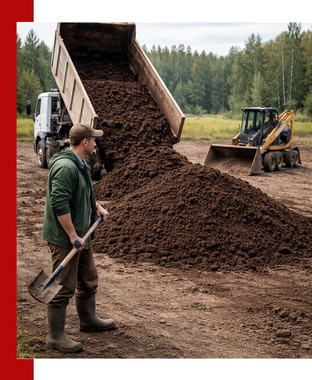 Купить верховой торф с доставкой в Сосновоборске для садоводства и растений