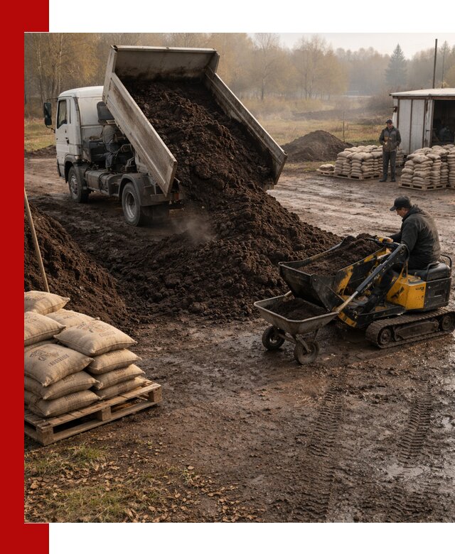 Кислый торф в доставке по выгодным ценам в Сосновоборске