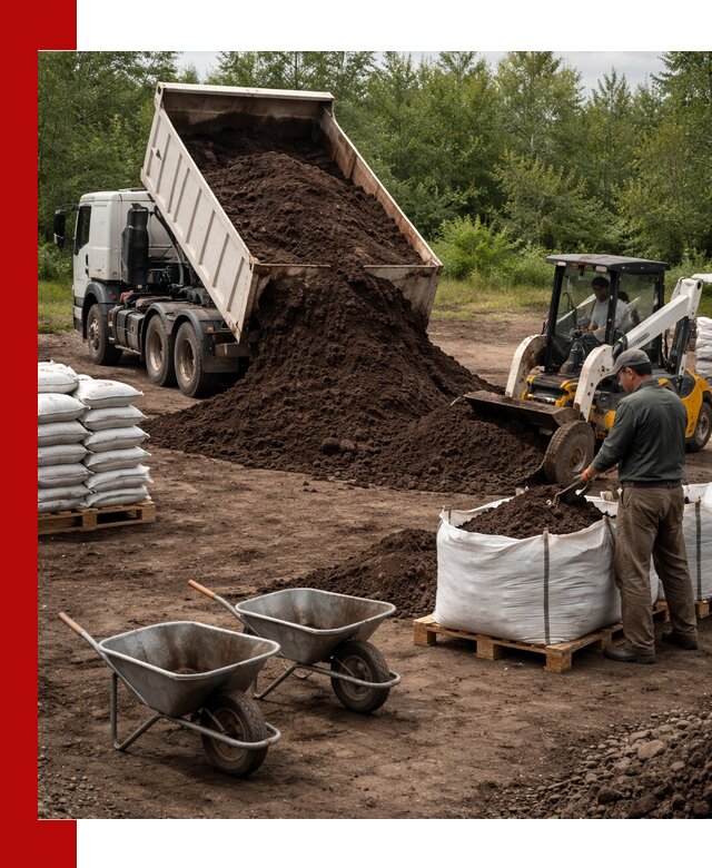 Доставка и продажа торфогрунта в Сосновоборске оптом и в розницу