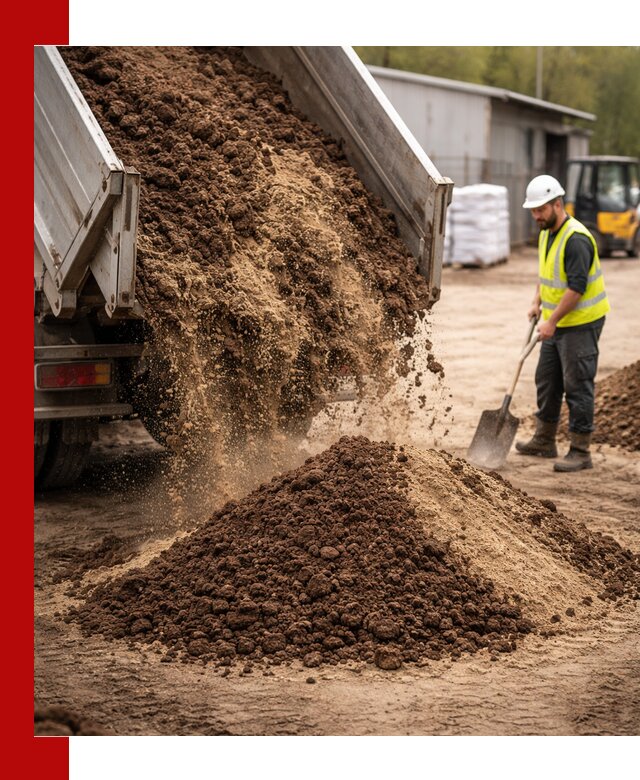 Доставка торфо-песчаной смеси в Сосновоборске для строительства и озеленения